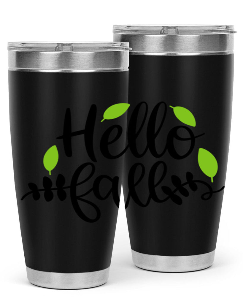 Hello Fall 283#- fall- Tumbler
