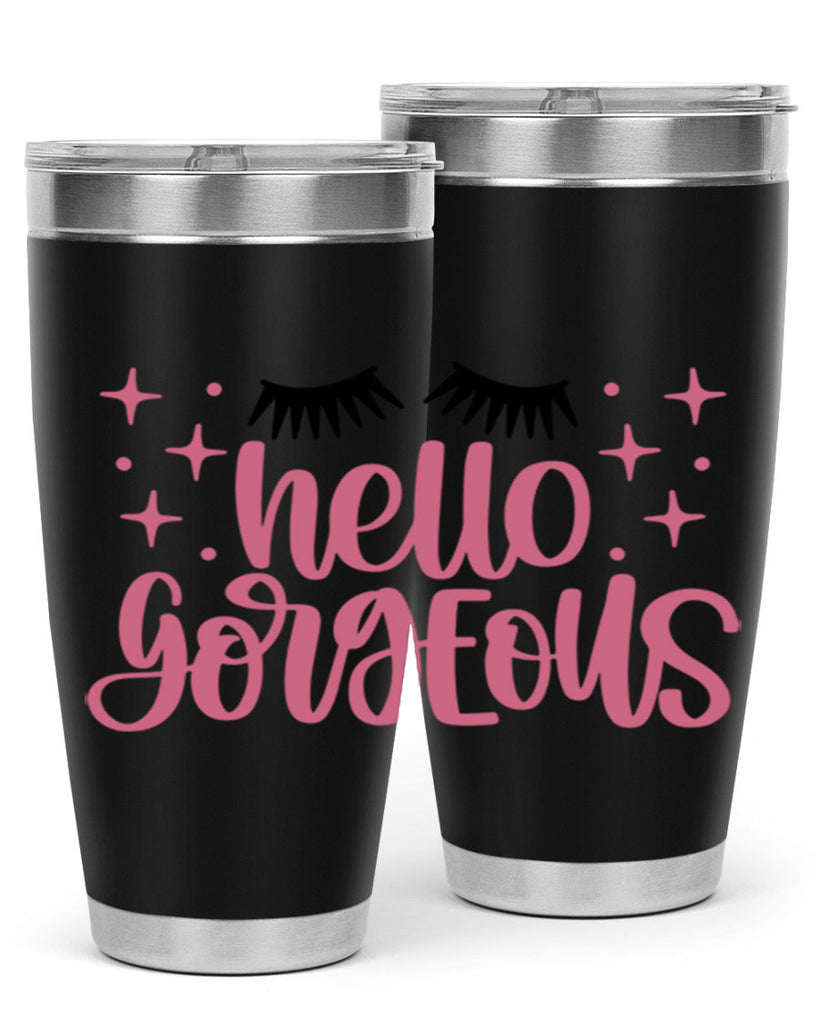 Hello Gorgeous Style 89#- make up- Tumbler