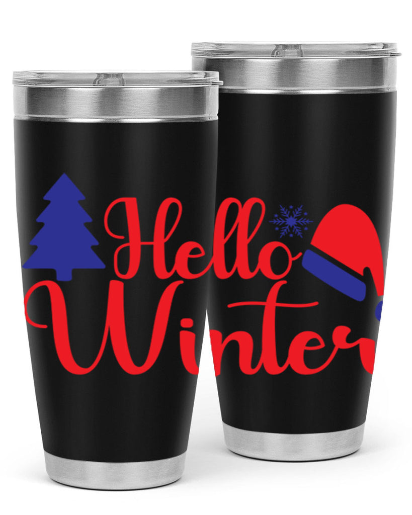 Hello Winter 179#- winter- Tumbler