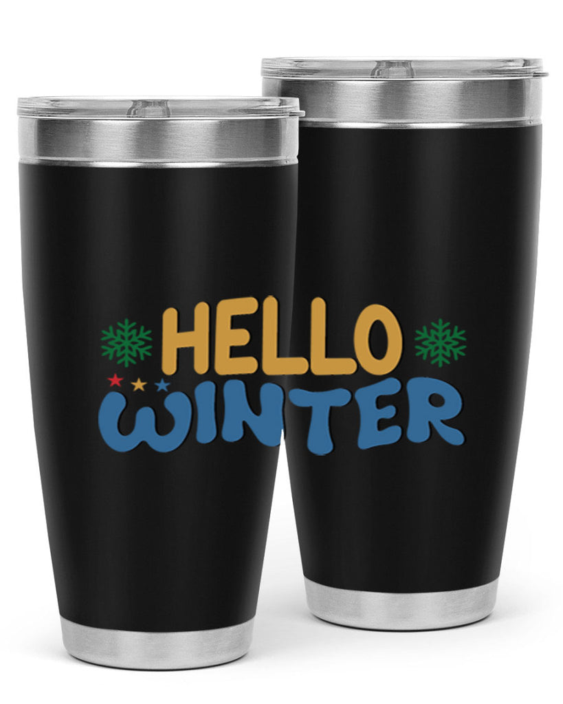 Hello Winter 181#- winter- Tumbler