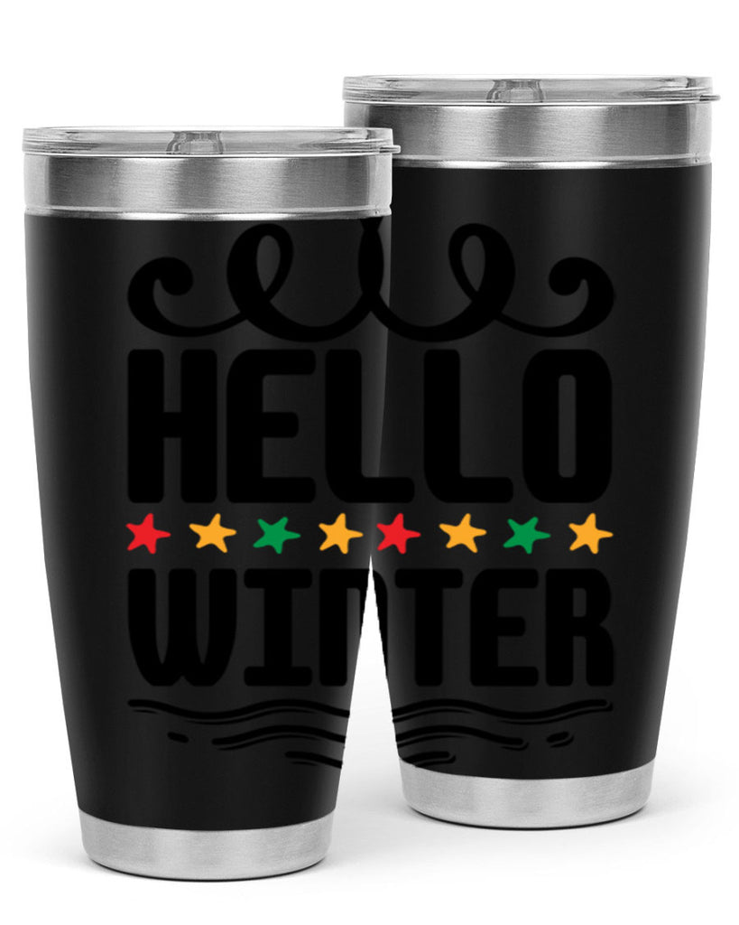 Hello Winter 185#- winter- Tumbler