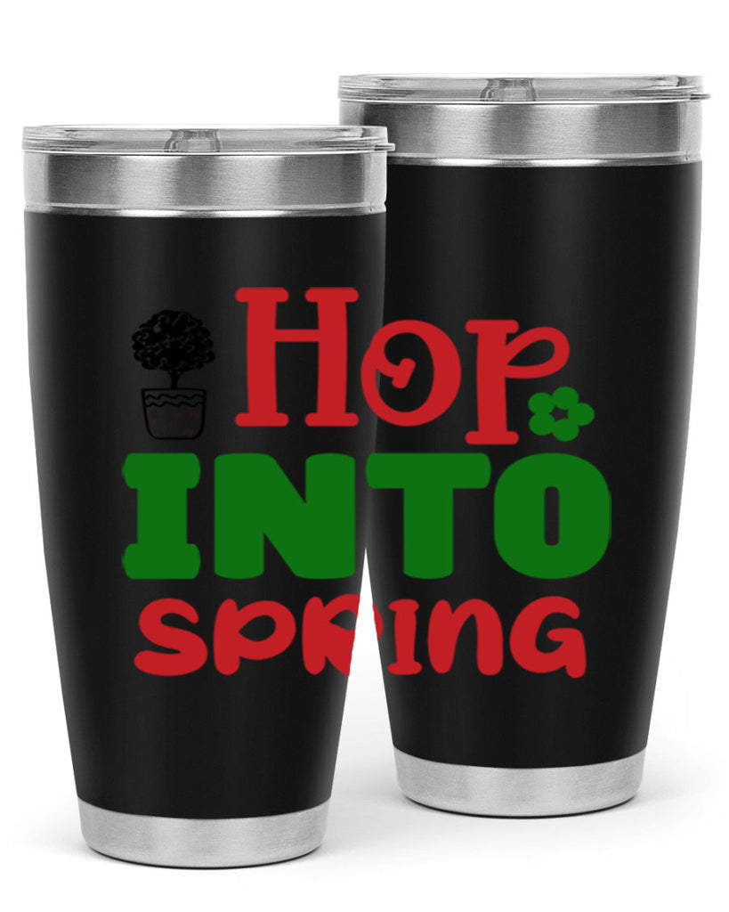 Hop into Spring 251#- spring- Tumbler