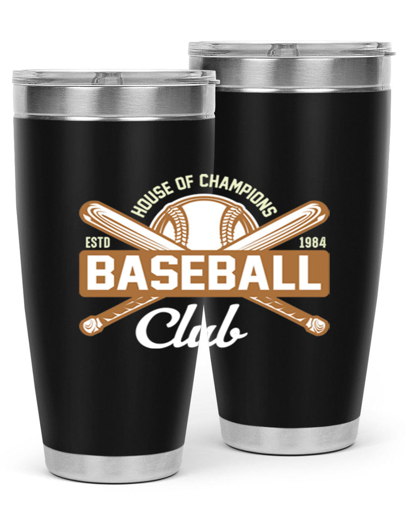 House 1178#- baseball- Tumbler