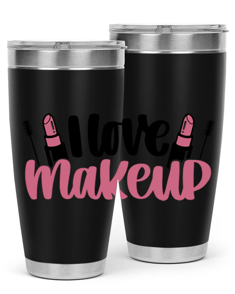 I Love Makeup Style 80#- make up- Tumbler