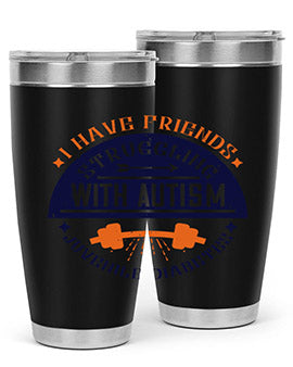I have friends struggling with autism juvenile diabetes Style 32#- diabetes- Tumbler