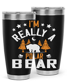 I'm really a polar bear 17#- Bears- Tumbler