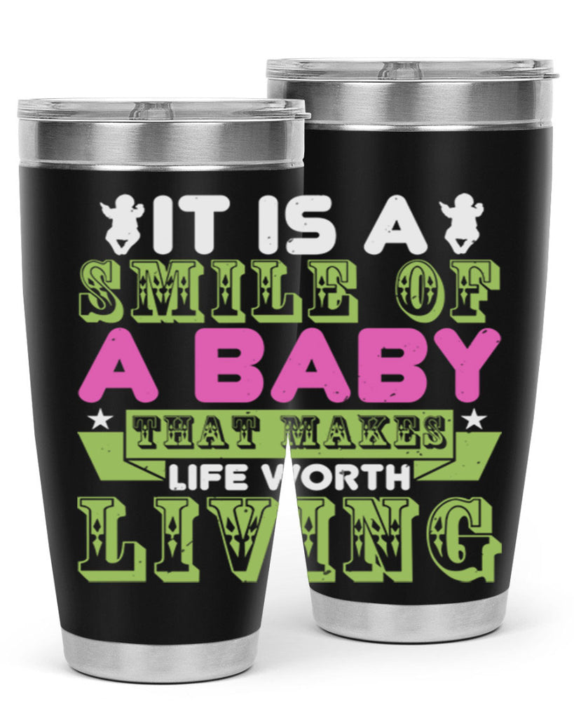 It is a smile of a baby Style 188#- baby- tumbler