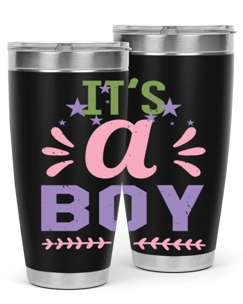 Its a boy Style 33#- baby shower- tumbler