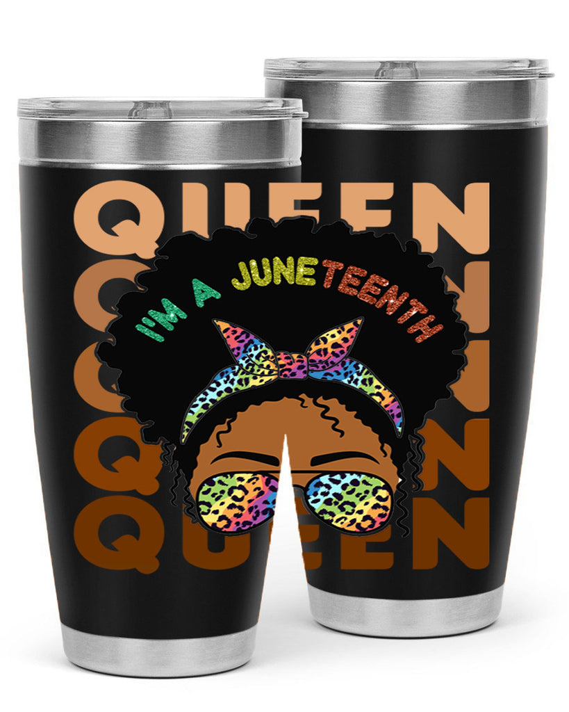 Juneteenth Queen Swag Black Melanin Png 26#- Juneteenth- tumbler