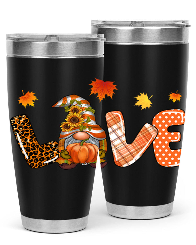 LOVEFallGnomeAutumn 416#- fall- Tumbler