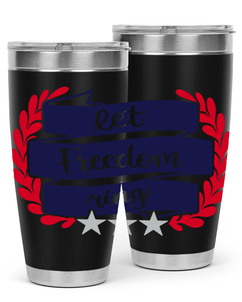 Let Freedom Ring Style 159#- Fourt Of July- Tumbler