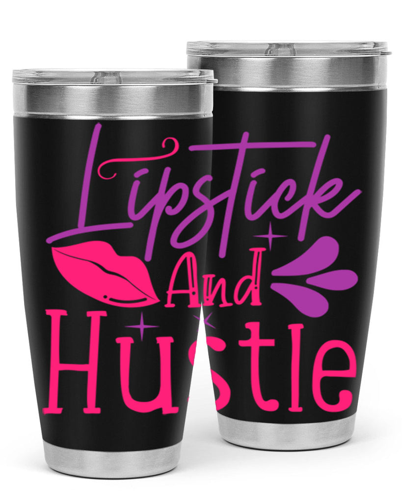 Lipstick And Hustle Style 229#- make up- Tumbler