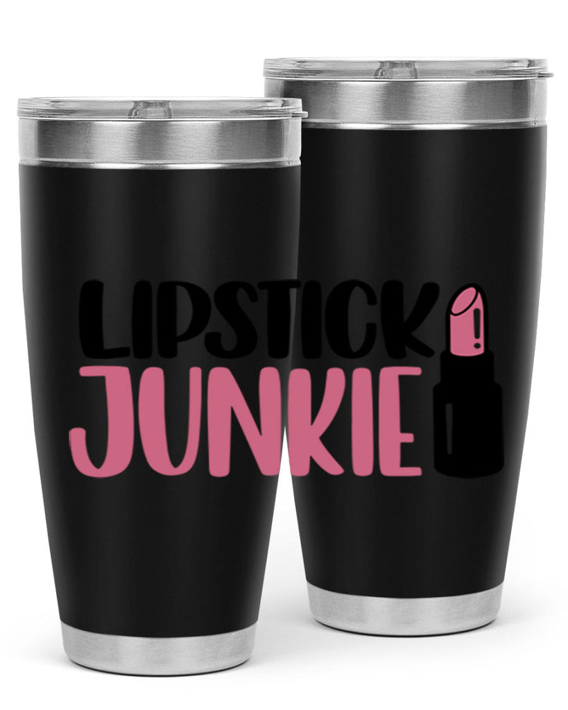Lipstick Junkie Style 56#- make up- Tumbler