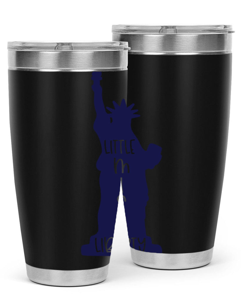 Little Miss Liberty Style 163#- Fourt Of July- Tumbler