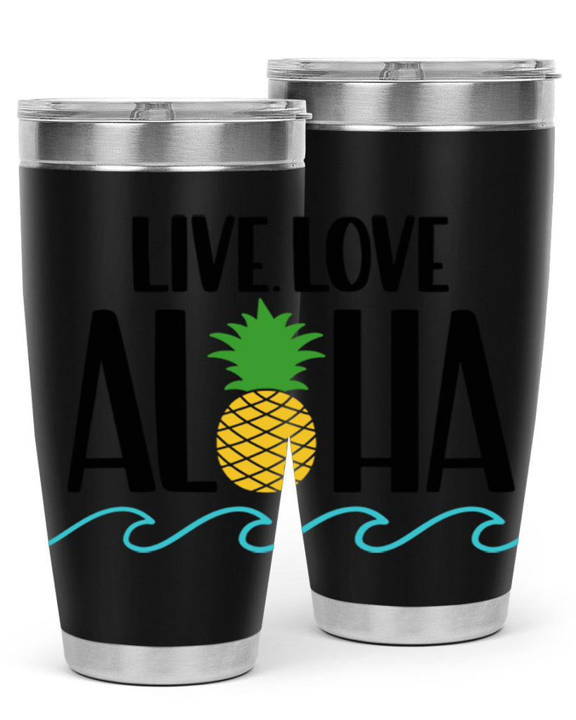 Live Love Aloha Style 30#- summer- Tumbler