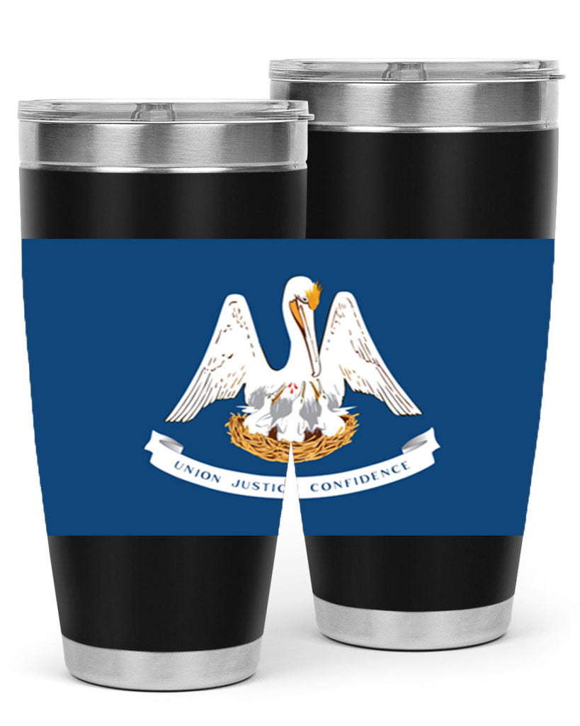 Louisiana 34#- Us Flags- Tumbler