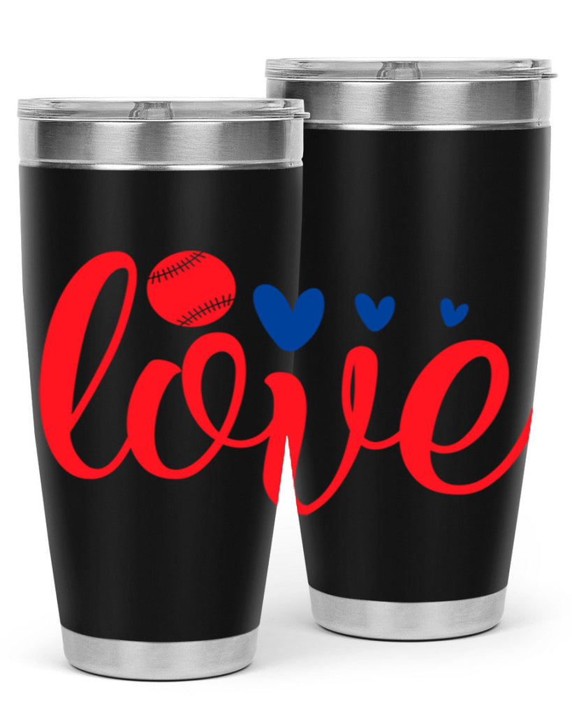 Love 2052#- baseball- Tumbler
