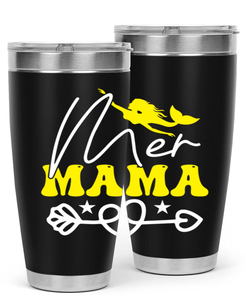 Mer Mama 332#- mermaid- Tumbler