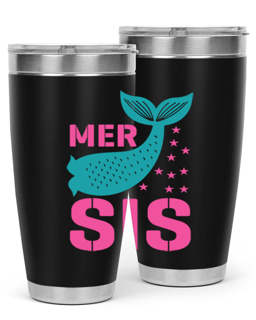 Mer Sis 345#- mermaid- Tumbler