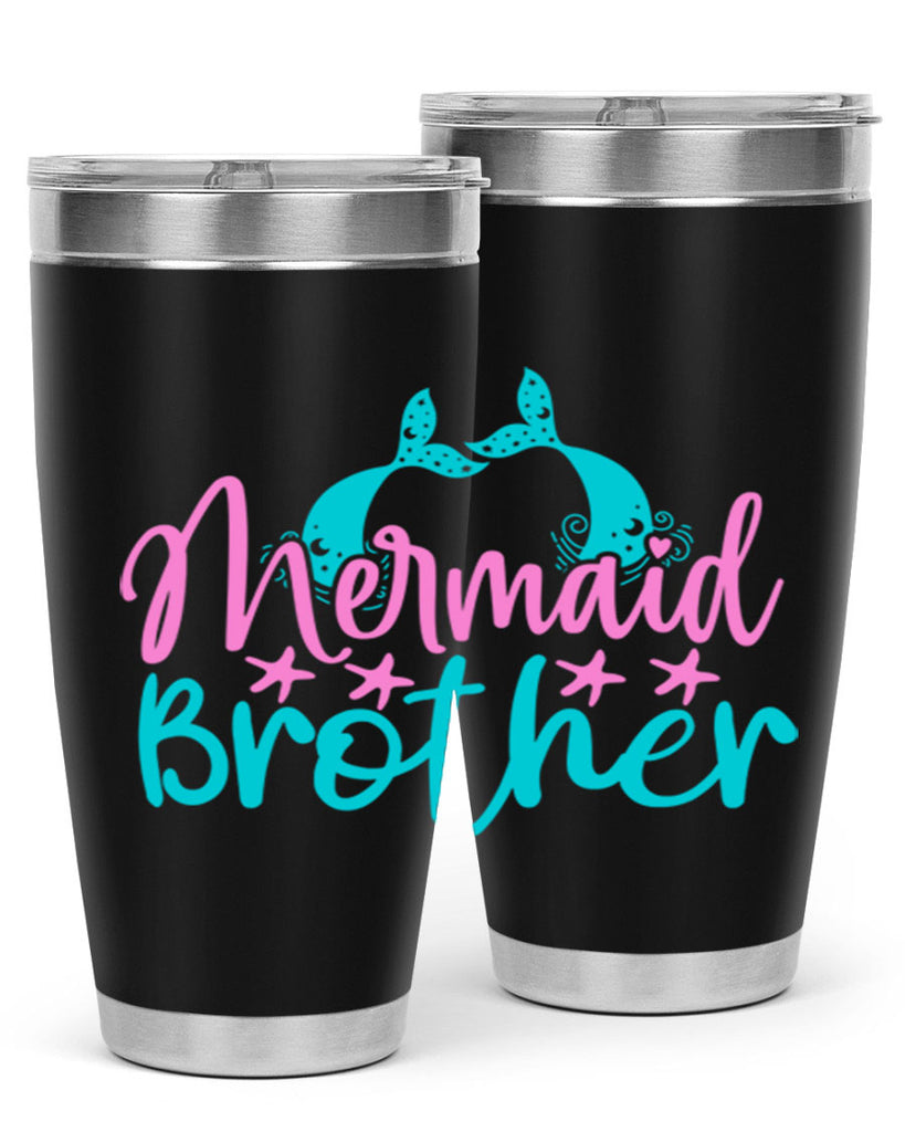 Mermaid Brother 354#- mermaid- Tumbler
