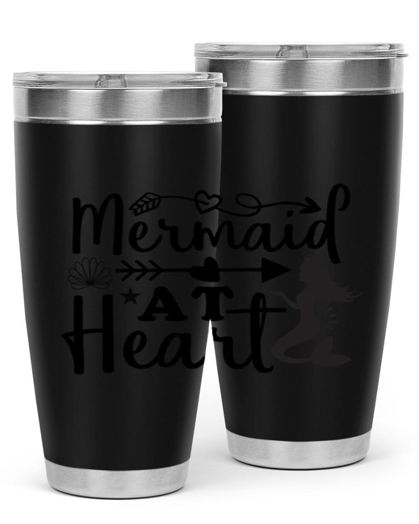 Mermaid at Heart design 397#- mermaid- Tumbler