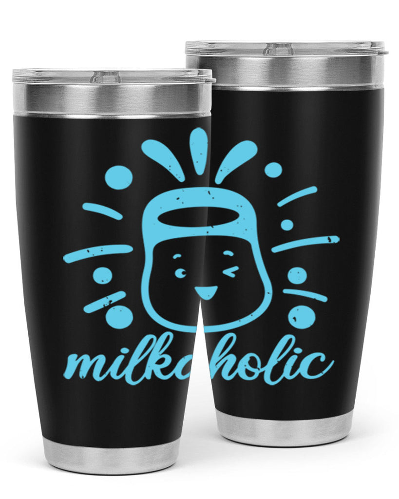 Milkaholic Style 29#- baby shower- tumbler