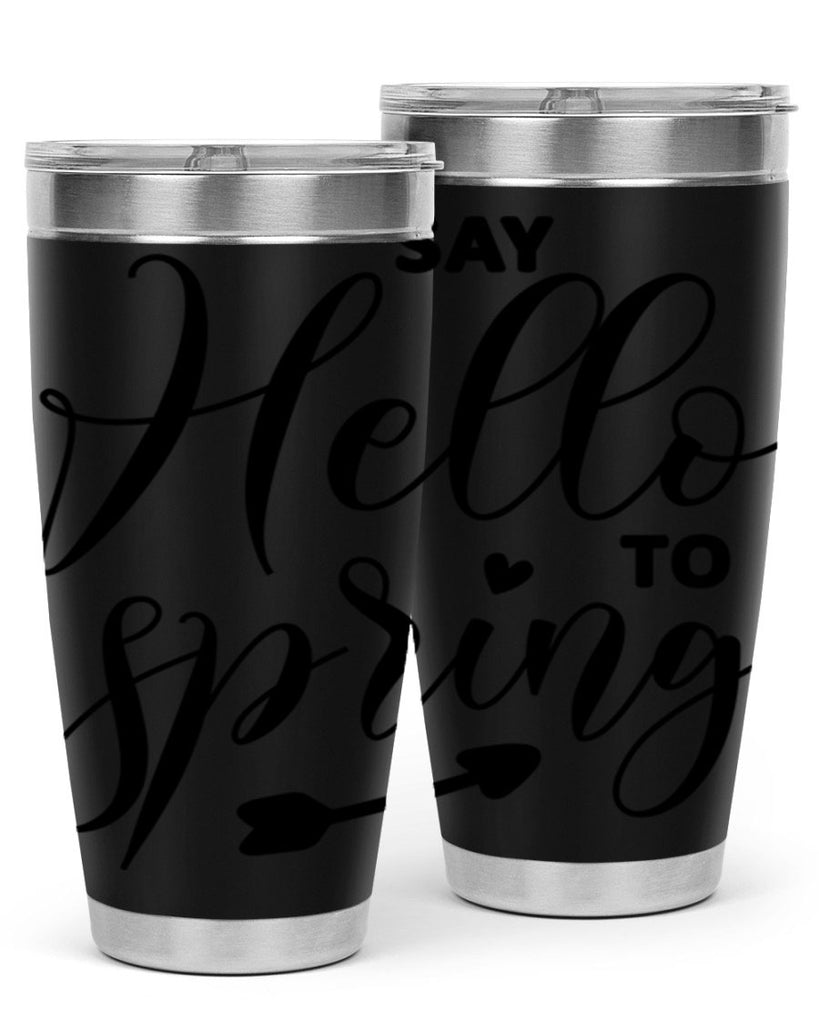 Say Hello to Spring402#- spring- Tumbler