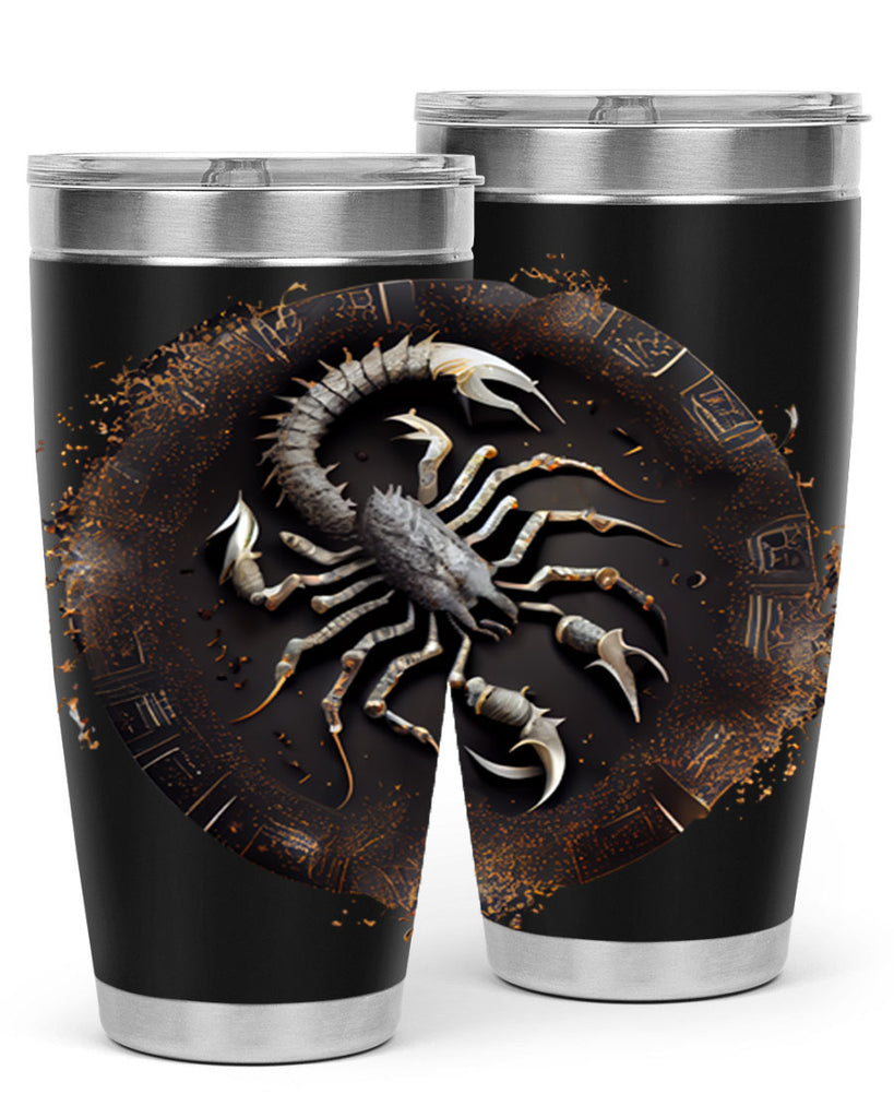 Scorpius 467#- zodiac- Tumbler