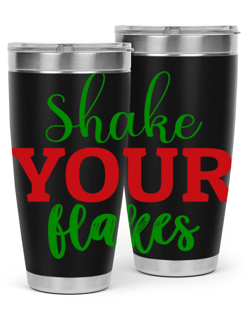 Shake Your Flakes 355#- winter- Tumbler