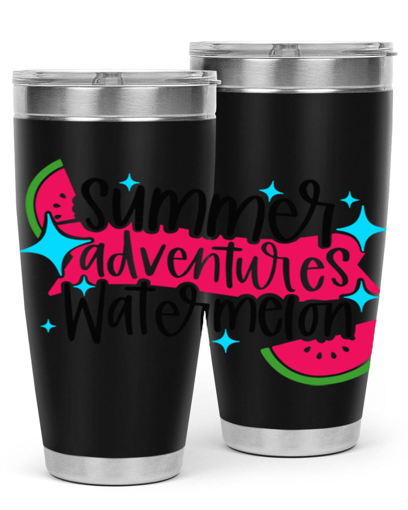 Summer Adventures Watermelon Style 23#- summer- Tumbler