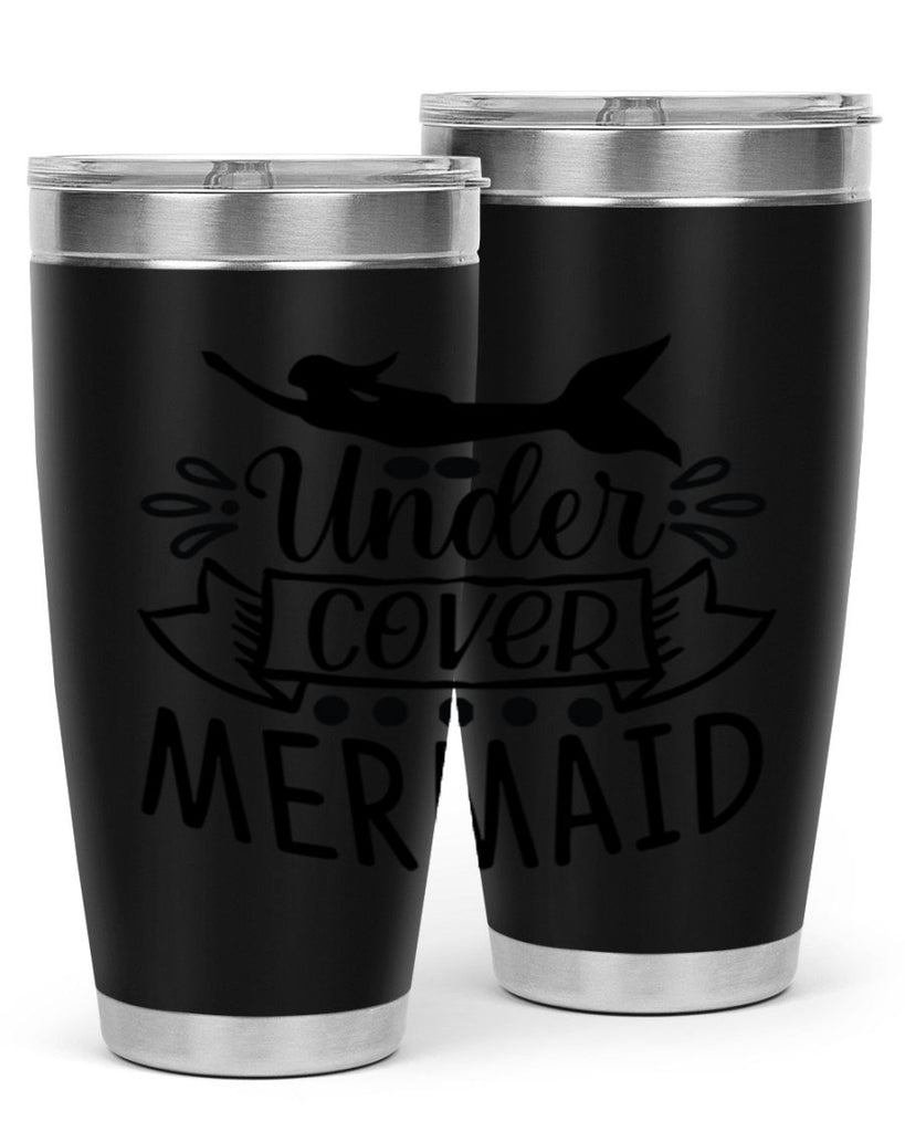 Under cover mermaid 645#- mermaid- Tumbler