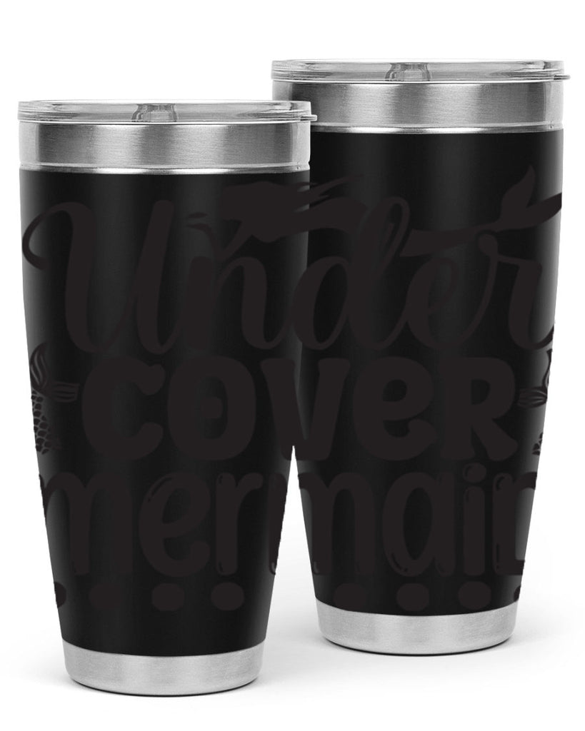 Under cover mermaid 649#- mermaid- Tumbler