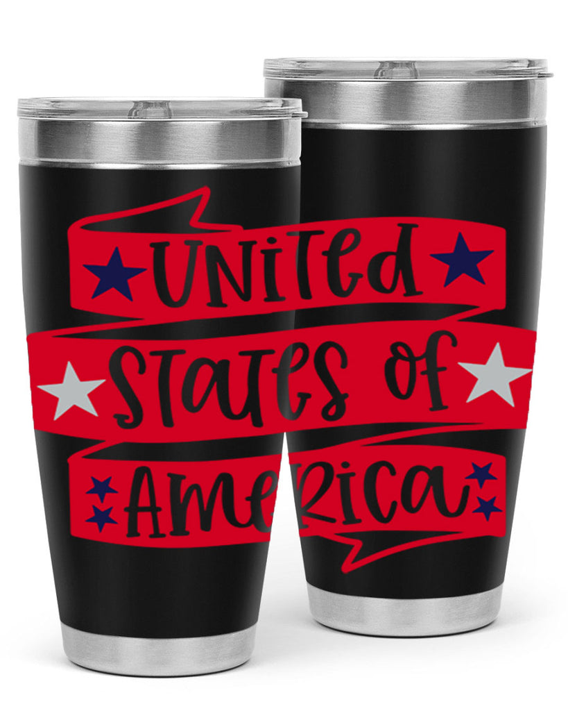 United States Of America Style 177#- Fourt Of July- Tumbler