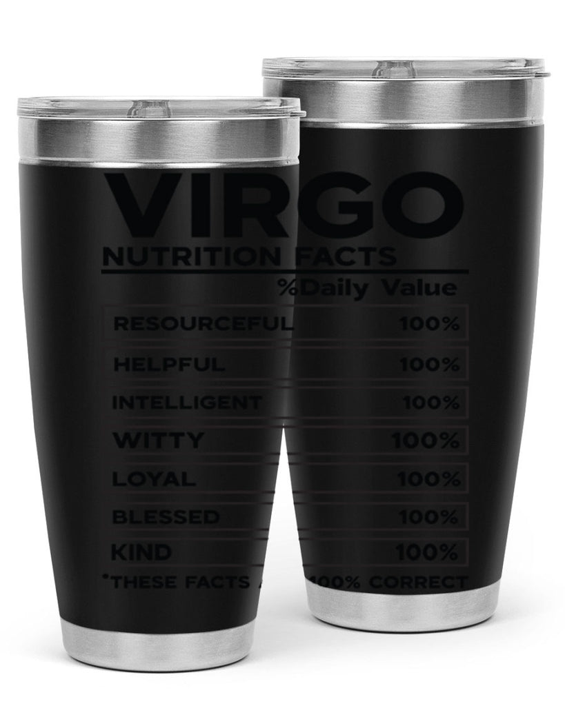 Virgo Nutrition Facts 530#- zodiac- Tumbler