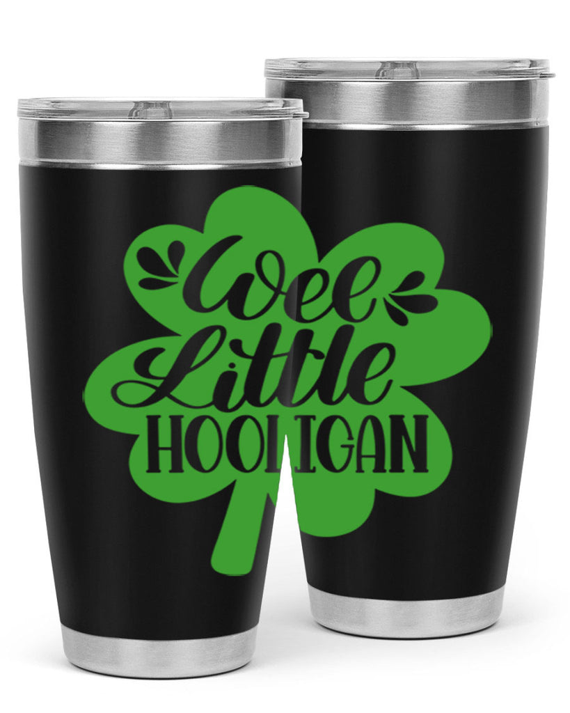 Wee Little Hooligan Style 16#- St Patricks Day- Tumbler