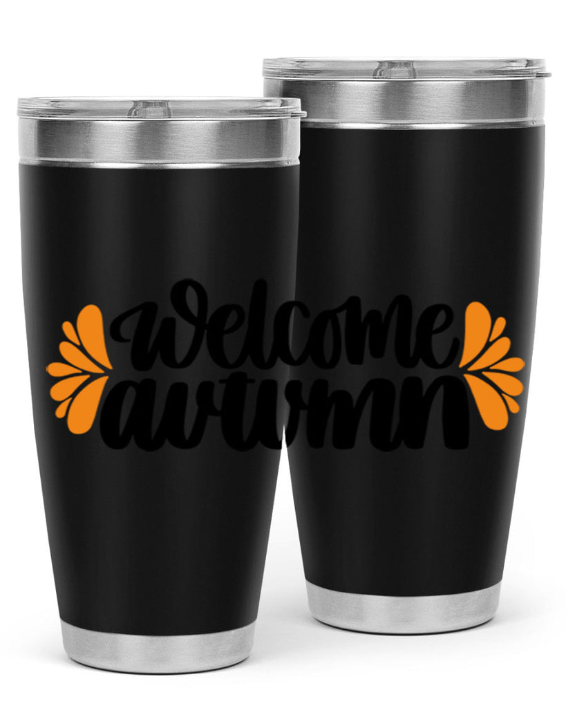 Welcome Autumn 513#- fall- Tumbler