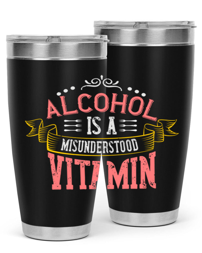 alcohol is a misunderstood vitamin 50#- cooking- Tumbler