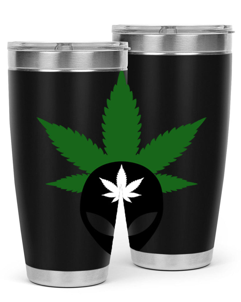 alien cannabis 11#- marijuana- Tumbler