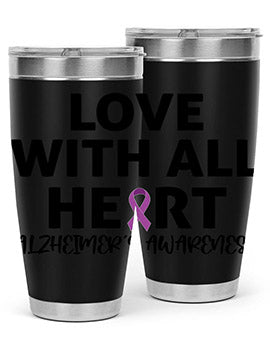 alzheimers awareness style 77#- alzheimers- Tumbler