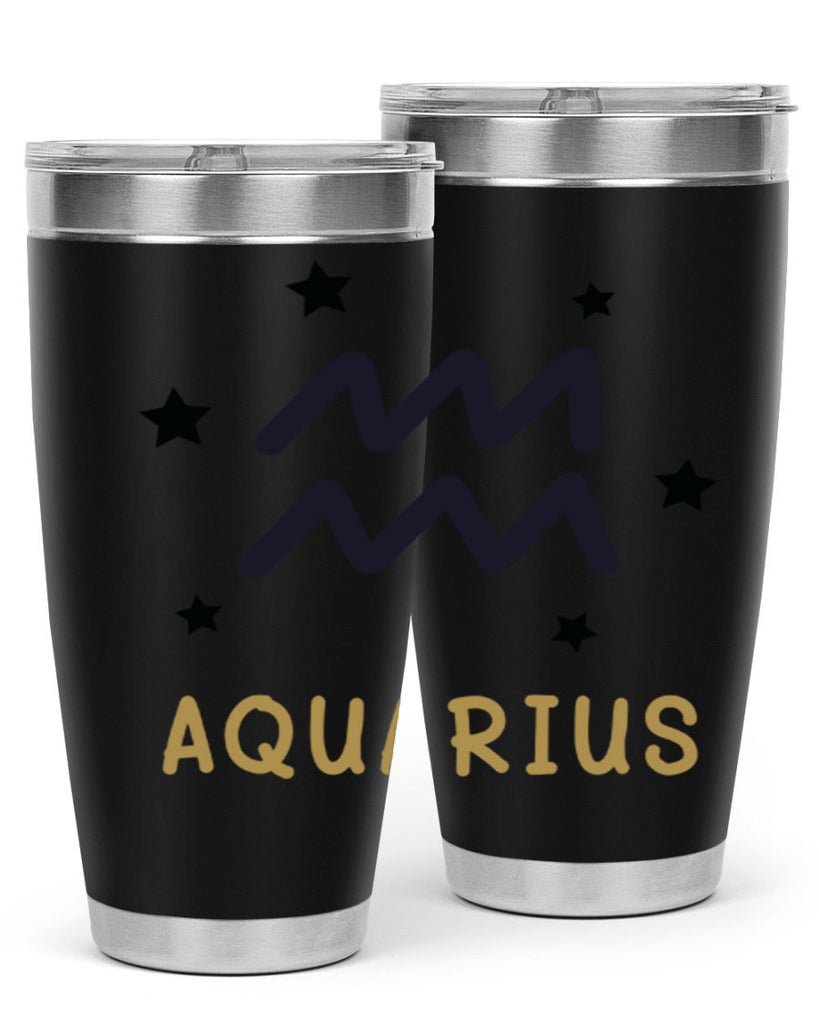 aquarius 83#- zodiac- Tumbler