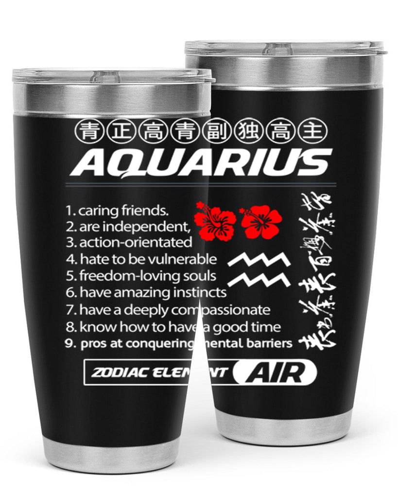 aquarius 85#- zodiac- Tumbler
