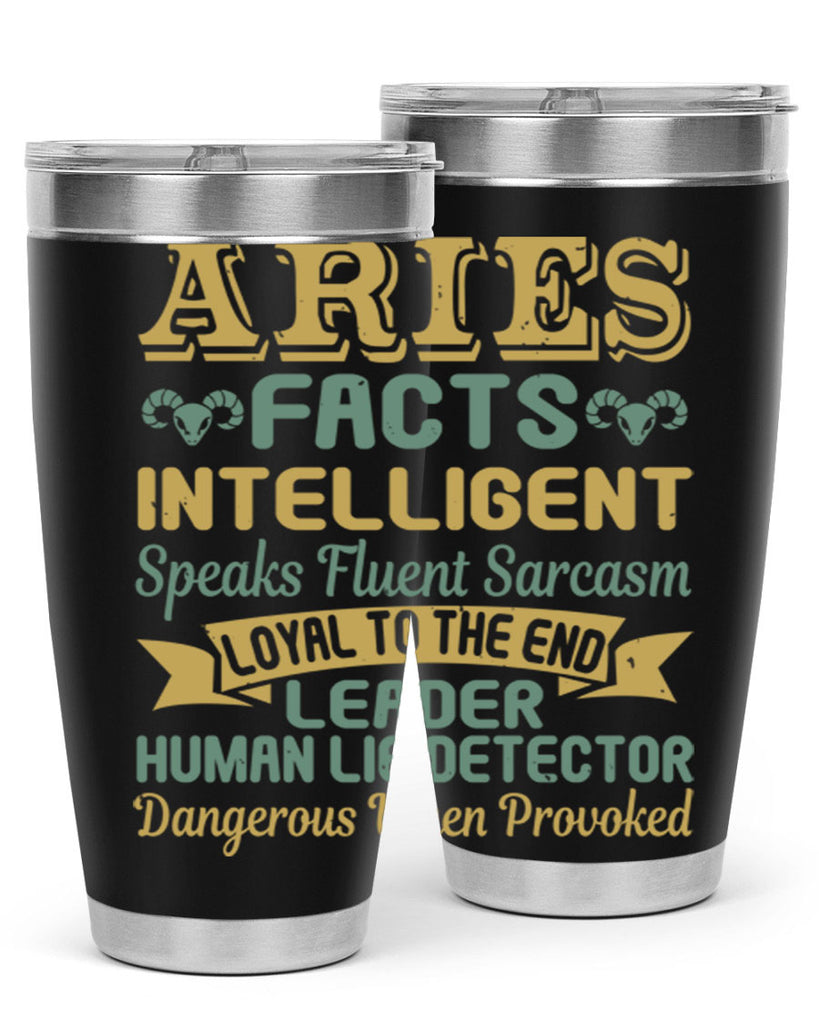 aries 123#- zodiac- Tumbler