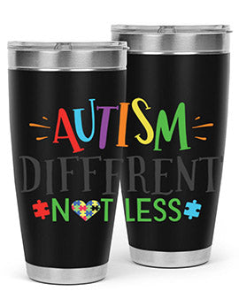autism different not less Style 5#- autism- Tumbler