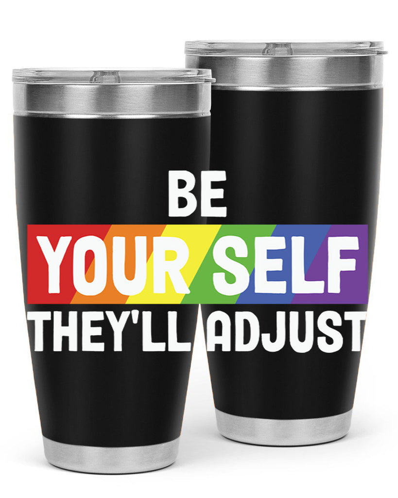 be yourself theyll adjust rainbow lgbt 160#- lgbt- Tumbler