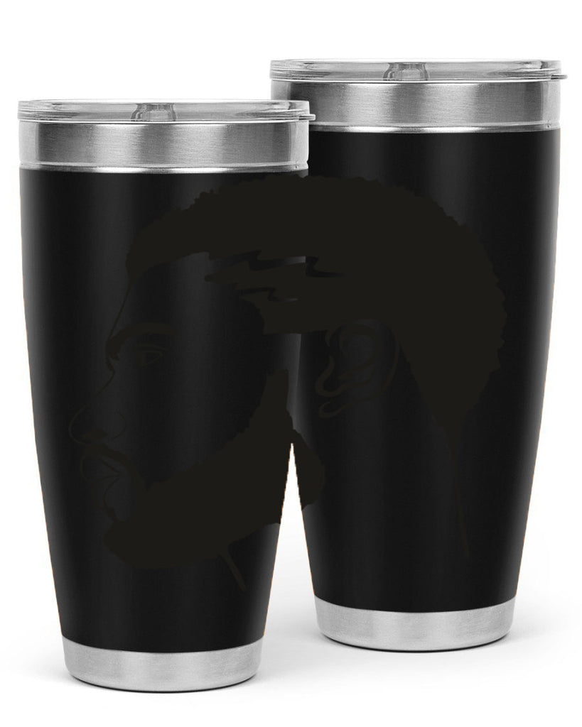 beardman 52#- black men - boys- tumbler