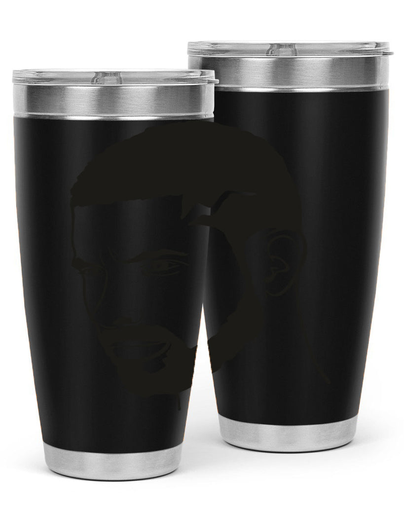 beardman 56#- black men - boys- tumbler