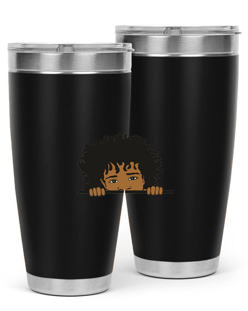 black boy 4#- black men - boys- tumbler