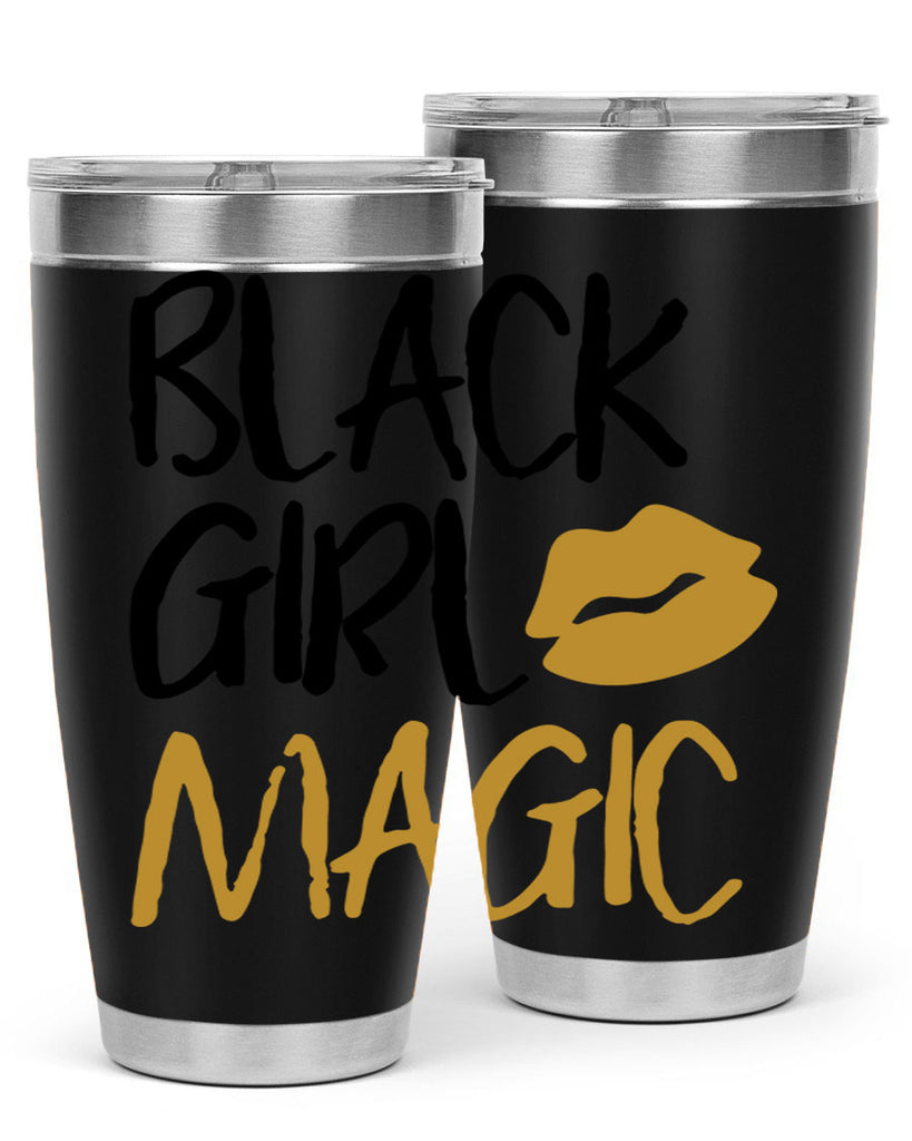black girl magic lips cocoandbanana 245#- black words phrases- Cotton Tank