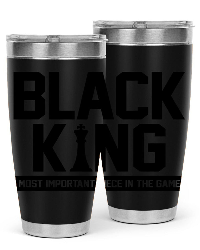 black king 199#- black words phrases- Cotton Tank