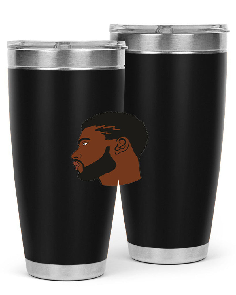 black man 40#- black men - boys- tumbler